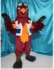 2024 Real Picture Eagle Bird Mascot Costume Fancy Dress for Halloween Carnival Party Support Anpassning