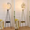 Lampadaires Moderne LED Plume Lampe Nordique Thé Table Creative Pour Salon Décoration Chambre Chevet Trépied