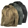 Men's Hoodies Men Spring Top Stylish Casual Lace Up Soft Hoodie Wear-resistant Male Clothes