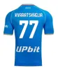 23 24 Maglia Napoli Futbol Formaları 2023 2024 Napoli Ev Uzak Futbol Gömlek Noel Sevgililer Günü Cadılar Bayramı Özel Fouth Maradona OSIMHEN AGUISSA SSC Gömlek