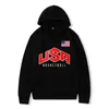 Hoodies Masculino EUA Basketballer Impresso Moletom Masculino Esporte Grande Manga Cheia Velo Roupas Confortáveis Moda Outono Moletom Com Capuz