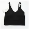 2023 newYoga outfit lu-20 U Type Back Align Tank Tops Gym Clothes Women Casual Running Nude Tight Sports Bra Fitness Beautiful Underwear Vest Shirt JKL123 Size S-XXL