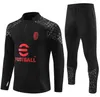 22 23 24 AC Tracksuit Milano Maglia Training Surowanie Camiseta Chandal Kit 23/24/25 Inter Football Milan Tracksuit Mężczyźni i dzieci uoMo Calcio Squitude Jogging