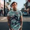 Men's T Shirts House 3D Printed Short-sleeved -shirt Street Gothic Fashion -shirts Summer Comfortable Male Loose Casual