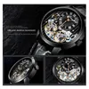 Нарученные часы Ailang Top Double Tourbillon Watch для мужчин из нержавеющей стали водонепроницаемые классические черные механические часы