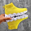 Scarpe eleganti Sneakers robuste da donna Traspirante Giallo Moda Scarpe da donna 2021 Nuova piattaforma femminile Casual Donna Appartamenti Mocassini Calzini Sneakers J230806