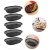 Dinnerware Sets 12 Pcs French Fries Hamburger Basket Mini Ship Shape Baskets Dessert Store Trays Dishes Plastic Fruit Plates