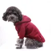 Chien vêtements Sport basique Hooides sweats polaire pull pour animaux de compagnie avec poche hiver chaud manteau et veste pour chiens chats chiot