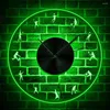 Wall Clocks Badminton Player Silhouette LED Color Changing Decorative Clock Racket Modern Sport Light Gift For Athlete