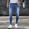 Jeans Masculino Para Homem Preto Slim Fit Qualidade Azul Calça Masculina Casual Masculina Skinny Masculina Hip Hop Streetwear Calças Jeans de Algodão