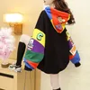 Women's Hoodies Hoodie Women Autumn 2023 Harajuku Pullover Korean Fashion Cartoon Print Sweatshirt Loose Cape Type Coats Fall Clothes For