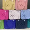 Eva Impermeable Tote Mujer Gran cesta de la compra Bolsas Lavable Playa Silicona Bogg Bolsa Monedero Eco Jelly Candy Lady Bolsos Dhl8