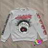 2023 Cinza Hellstar dios Records Moletom Masculino Feminino Hellstar Moletom com gola redonda 1996 Moletons Double Graphic Pullovers T230806