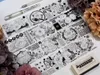 Opakowanie prezentowe 5 mln vintage Rose Penoy Floral Pet Waski Tapes Craft Supplies DIY Scrapbooking Karta Making Dekoracyjna naklejka