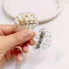 Haarspangen Japanische Mode Perle Muschel Seestern Transparent Acryl Silber Farbe Folie Haarnadeln Für Frauen Mädchen Kopfbedeckungen