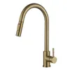 Kitchen Faucets Touch Sensing Stainless Steel Faucet Vegetable Basin Drawable Rotary Domestic Cold And