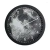 Wall Clocks Voice-Activated LED Clock Modern Quartz Silent Glass Nordic Minimalist Bedroom Creative Living Room Fashion Decoration