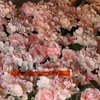 Fleurs décoratives roses artificielles de haute qualité pivoine et hortensias mur décoration de fond de mariage arc fleur 10pcs / lot rose TONGFENG