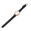 Relógios de pulso relógios femininos de quartzo design digital femininos personalizados retrô cinto pu vintage