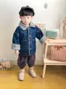 Coat Children's Lamb's Wool Jacket Fall och Winter Boys Girls POLLED SHITHED SEAURE WARM 2-6 år gammal