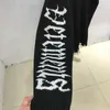 Hip-hop hasar sıkıntılı balıkçı sarmal kazıcılar erkek kadın 1 1 en kaliteli kollu dokuma beyaz mektup mark vtm sweaters t230806