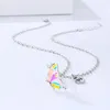 Pendentif Colliers Mode Papillon Collier Magnétite BFF Amis Ensemble Bijoux Paire