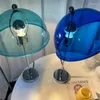 Tischlampen Retro Acryl Lampe Farbe Lampenschirm Schlafzimmer Nacht Nordic Stand Licht Kaffee Wohnzimmer Dekor Led-leuchten