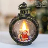 Circulaire De Noël Vent Lampe Joyeux Noël Décor Pour La Maison De Noël Navidad Noel Cadeaux Ornements De Noël Bonne Année FY9669