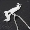 Hänge halsband söta hjärta älskar Dachshund Dog Memorial Gift Puppy Doggy Pet Lover Gifts Halsband