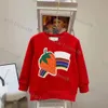 Lüks çocuk sweatshirts erkek kızlar hoodies çocuklar gevşek mektuplar baskılı sokak kıyafeti hiphop kazak üstleri çocuklar gündelik sweatshirt bebek giyim tasarımcısı