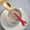 Учебные посуды наборы 1 набор десертов Scoop Complive Grip Anti-Rust Creative Mykebling Heanless Steal Spoon Spoon Home Supply