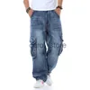 Jeans masculino 2023 Mens Baggy Jeans Men Wide Leg Denim Pants Hip Hop Nova Moda Bordado Skateboarder Jeans Frete Grátis cholyl J230806