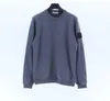 Khaki Blue Black Round Neck Stone Hoodies Sweatshirts For Men Women Spring Autumn Cotton Loose Sleeve Label Pullover