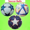 2024 Nouveau Qatar Taille 5 Boules de football 21 22 23 24 Soccerball de haute qualité Nice Match Football Football Ship the Balls Without Air 2023 Taille 5