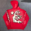 Winte Hellstar Kırmızı Hoodie Guard Terry Kumaş 1 Yüksek Sokak Baskı En Kaliteli Spor Erkekleri Kadın Sweatshirt Kapşonlu Kazak T230806 RNPI OHR6