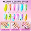 Nagellak Makartt Blooming Nagellak 6MLSoak-Off UV Gel polish Nail Ink Aquarel Roze Blauw Pastel Blossom Nail Art Varnish Magic 230804