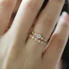 Wedding Rings Women's Hollow Carved Lace Artificial Zircon Ring Size 6 7 8 9 10