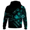 Hoodies voor heren AI Intelligent Image Heren Dames Kinderen Mode 3D-geprinte sweatshirts Pullover Boy Girl Kids Streetwear Cool Jacket