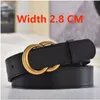 Belts for Women Designer Genuine Leather Luxury Belt Cowhide High Quality Men Belts Bronze Buckle Waistband Cintura Uomo Width 3cm