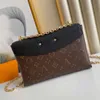 Deri kadınlarla tasarımcı crossbody çanta omuz çantaları sutra mektup çanta 25cm siyah çanta astarı bölme fermuar vintage vintage tote cüzdan