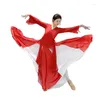 Stage Wear Chinese Classical Yangko Dance Clothes Woman National Dancewear Lady Elegance Tibetan Costume Practice Outfit