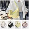 Evening Bags Large Capacity Shoulder Bag Underarm Candy Color PU Leather Handbags Ins Korean Style Women's Girls