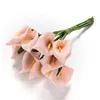 Flores decorativas dulce moda Mini falso ramo de flores artificiales flor falsa boda espuma caramelo DIY Decoración