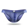 Cueca Boxer Masculina Cores Sólidas Mesh Calcinha Transparente Sexy 5xl Roupa Interior Ultrafina Seda Gelo Respirável