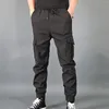 メンズパンツマンカーゴサマーソリッドカラーカジュアルポケット薄いスタイルコットンアウトドア衣料品Y2Kストレートズボン