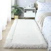 Mattor förtjockas långt plysch ovalt matta stora mattor för sovrum vardagsrum rektangel hem dekor golvmattor chic dörrmatta sängmattor