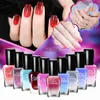 Esmalte de uñas Cambio de temperatura Esmalte de uñas Cambio de color dramático Control de temperatura Esmalte de uñas Duradero Impermeable Secado rápido 7ml x0806