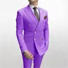 Мужские костюмы повседневное свадебное костюм для мужчин для мужчин 2023 Сделано изготовленное на заказ жених мужской 2-личный набор смокинг (брюки для куртки)