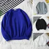 Sweats à capuche pour hommes Sweat-shirt décontracté Coupe 3D Automne Poignets Rétractables Simple Solide Pull Top Anti-gel