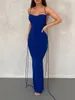 Casual Jurken Vrouwen S V-hals Kant Bodycon Midi Jurk Mouwloze Elegante Cocktail Party Avond